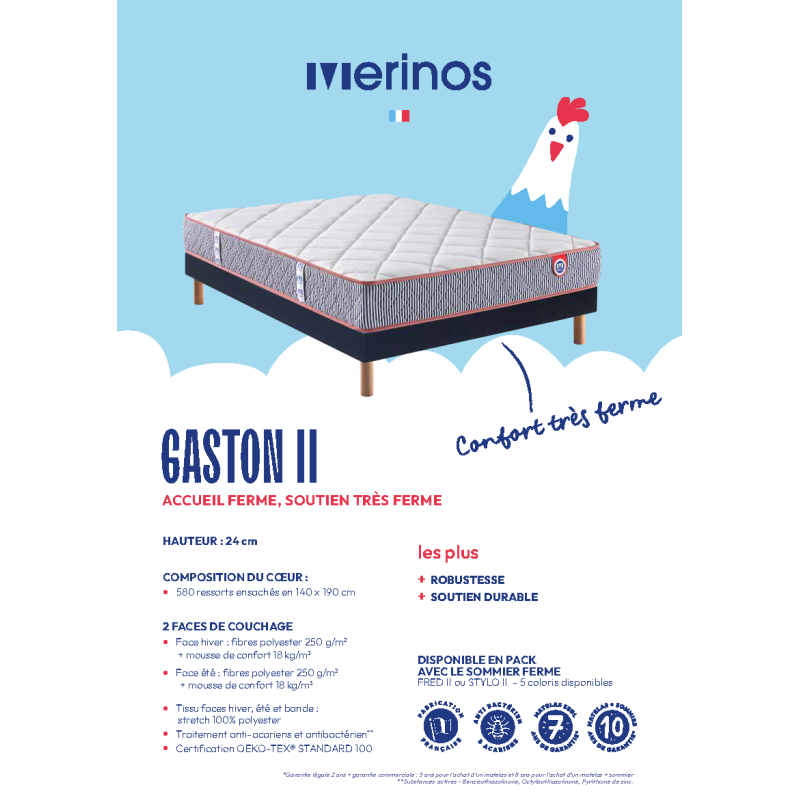 Matelas Ressort Merinos Gaston 2