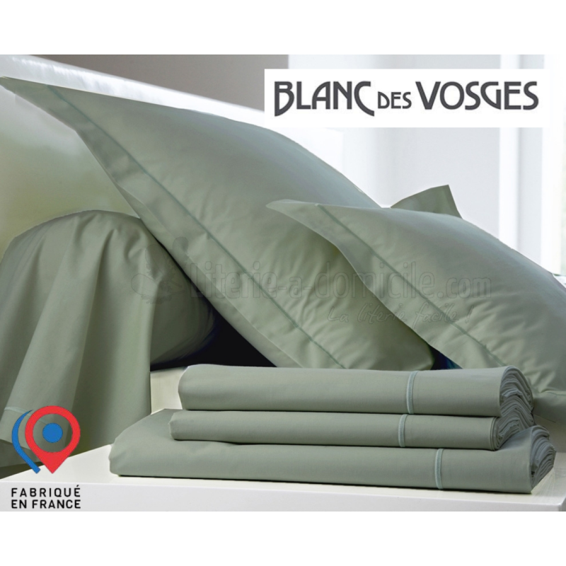 Taie Oreiller Blanc Des Vosges Percale  : Collection à Découvrir En Magasin