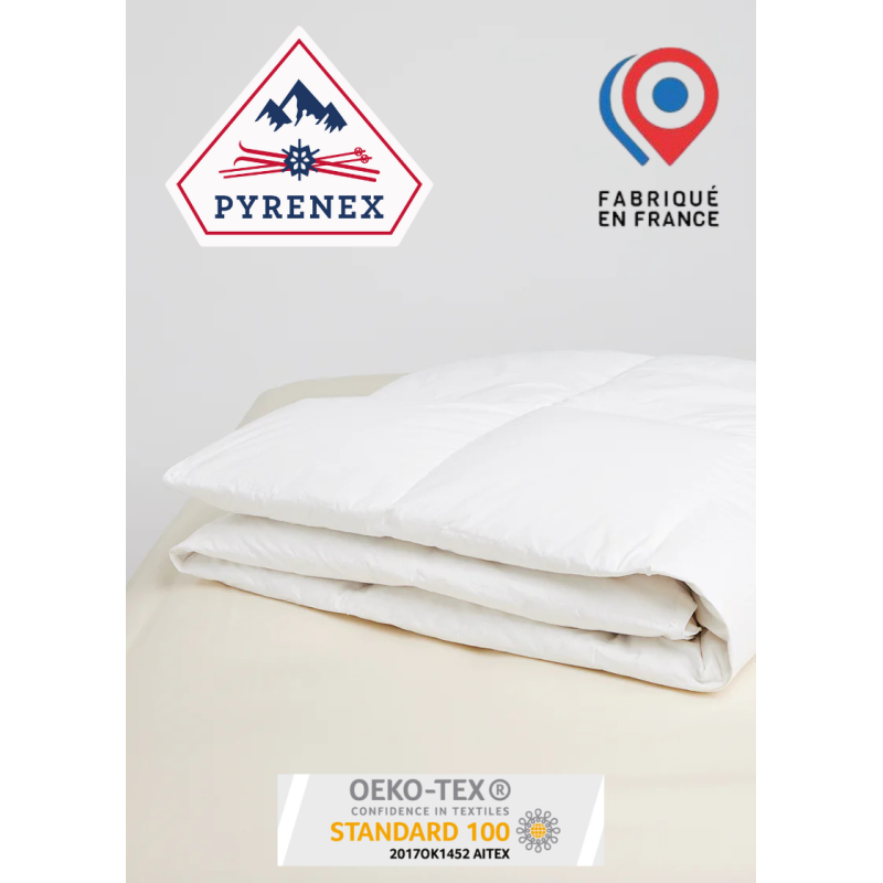 Couette Tempérée Pyrenex 220 Gr Duvet De Canard De France