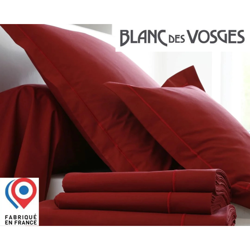 Housse De Couette Blanc Des Vosges Percale  : Collection à Découvrir En Magasin
