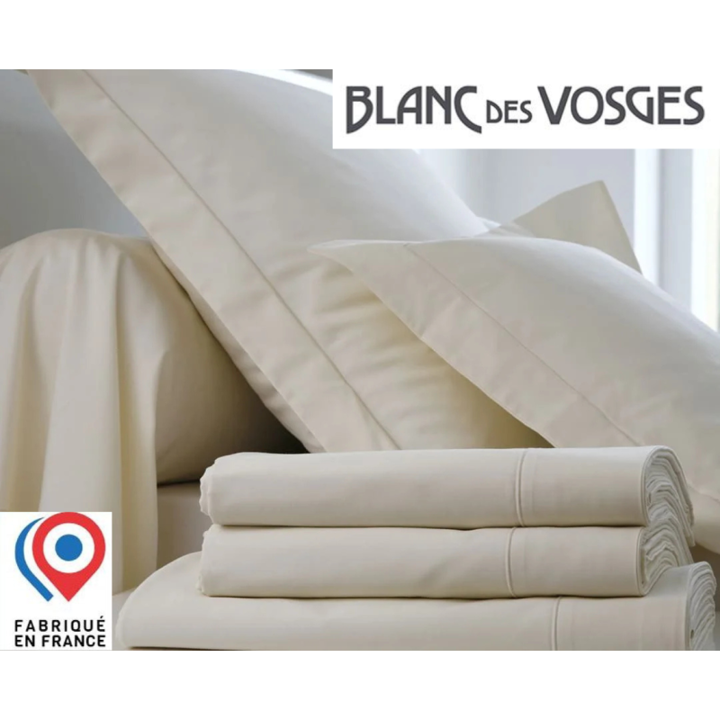 Drap Plat Blanc Des Vosges Percale : Collection à Découvrir En Magasin