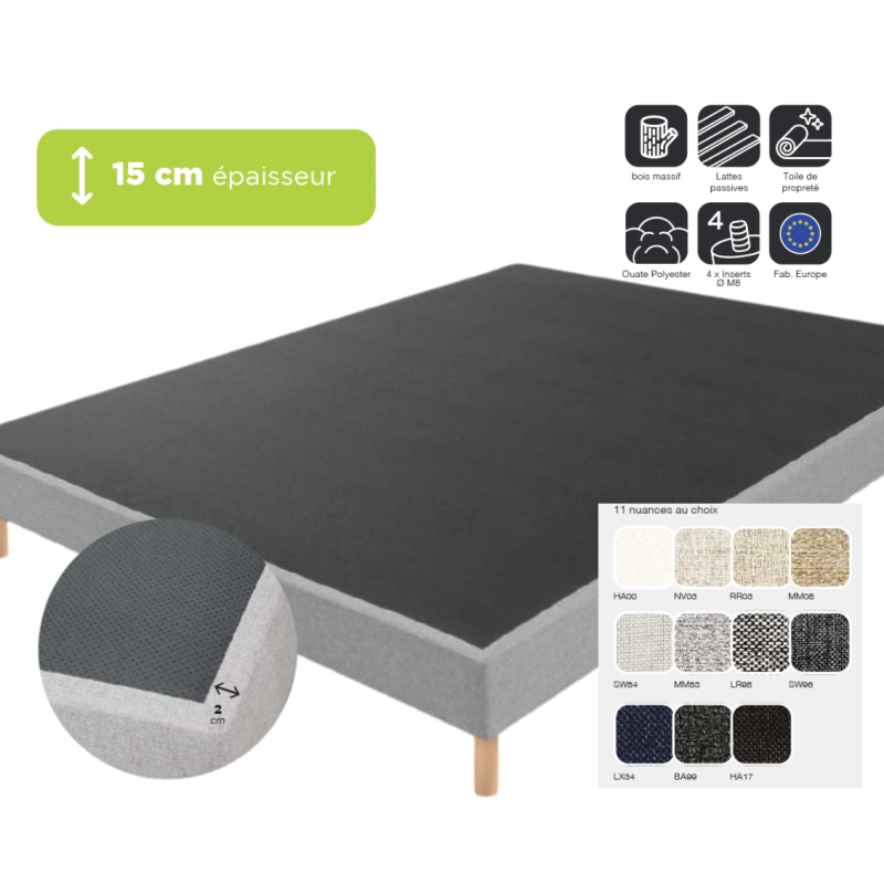 Sommier Déco Ht 15 Cm 11 Coloris